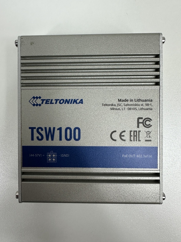 Refurbished Teltonika TSW100 PoE Switch Top